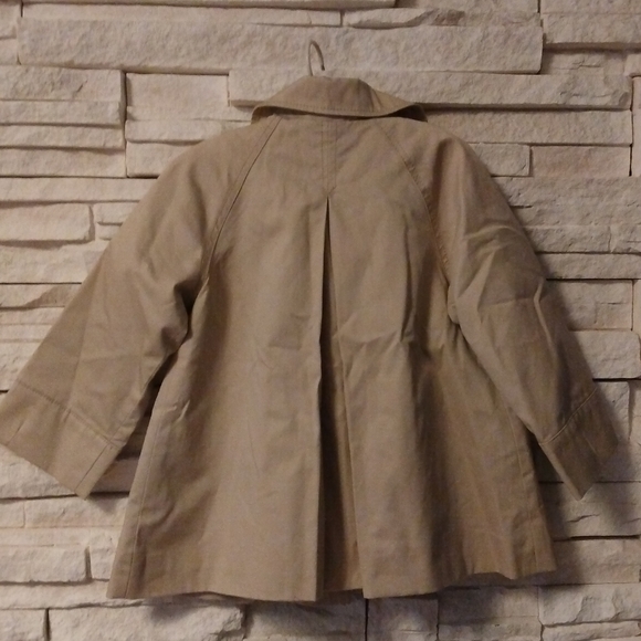 Zara NWOT Girls Trench Coat 3-4Y - Picture 2 of 7
